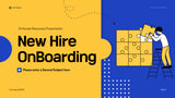 Blue Yellow Modern Onboarding Guide Presentation