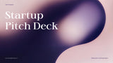 Purple Abstract Startup Pitch