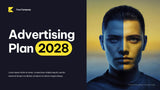 Navy Modern Advertising Plan Document