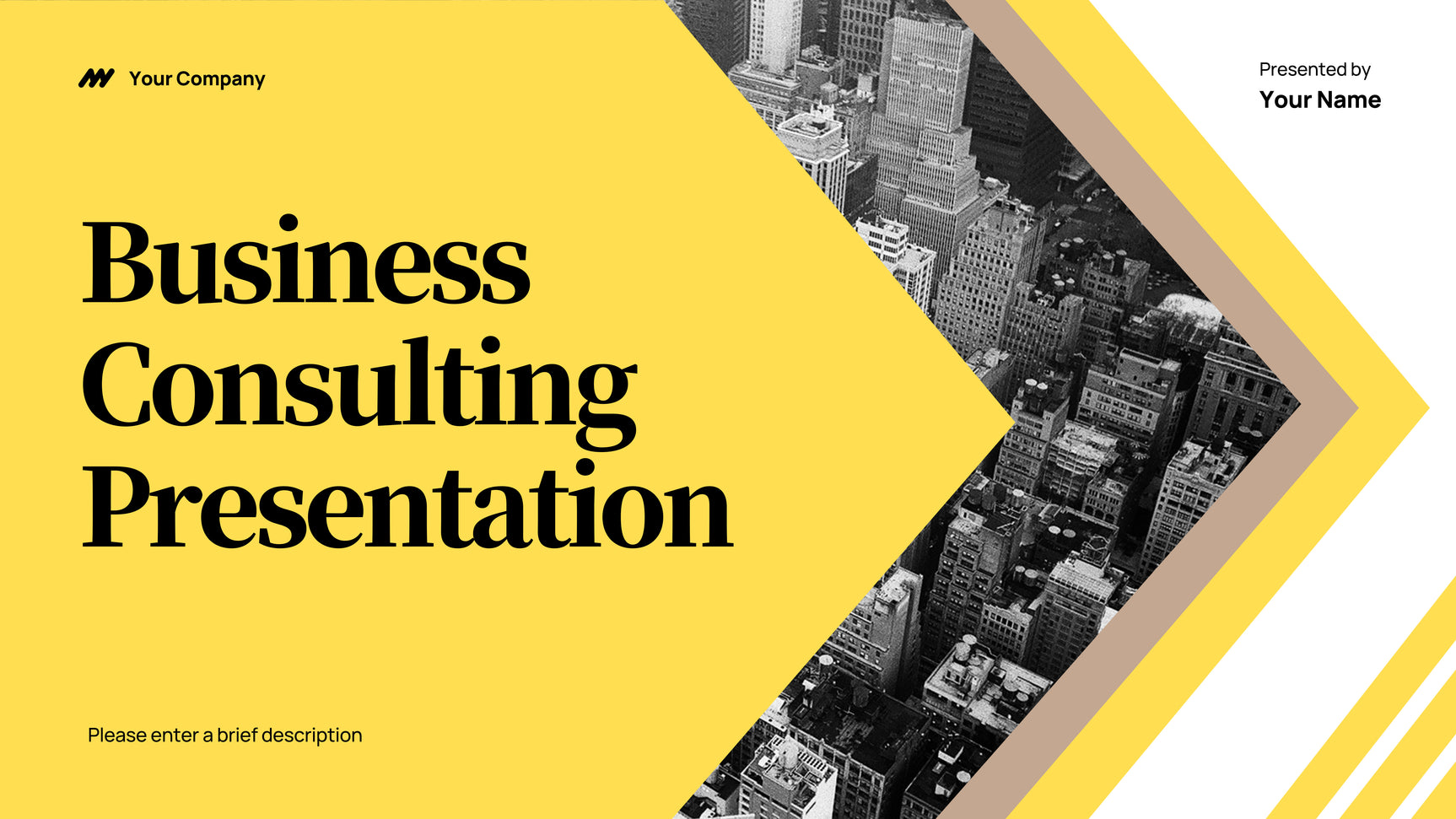 Yellow Modern Business Presentation