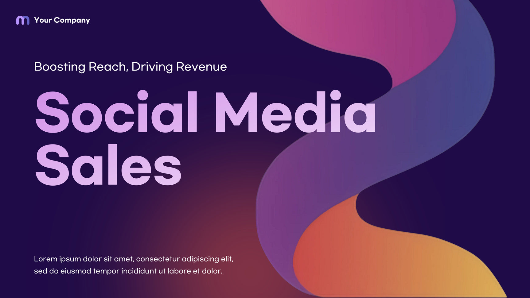 Purple Modern Social Media Promotion