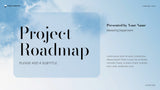 Blue Minimal Project Roadmap Presentation