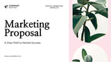 Pink Modern Marketing Plan