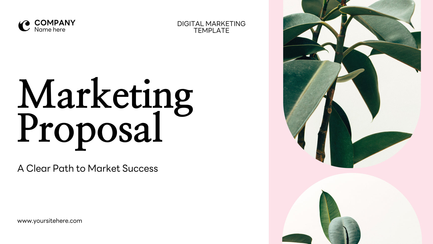 Pink Modern Marketing Plan