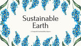 Blue Floral Nonprofit Sustainable Earth Presentation