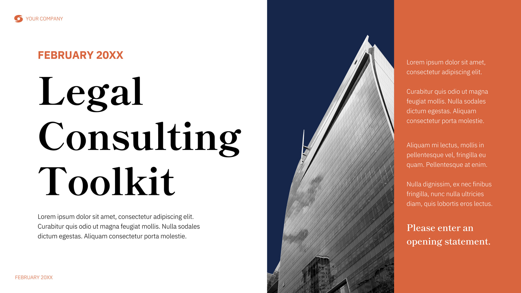 Orange Modern Legal Guide