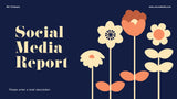 Navy Floral Media Report