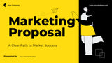 Yellow Bold Marketing Proposal