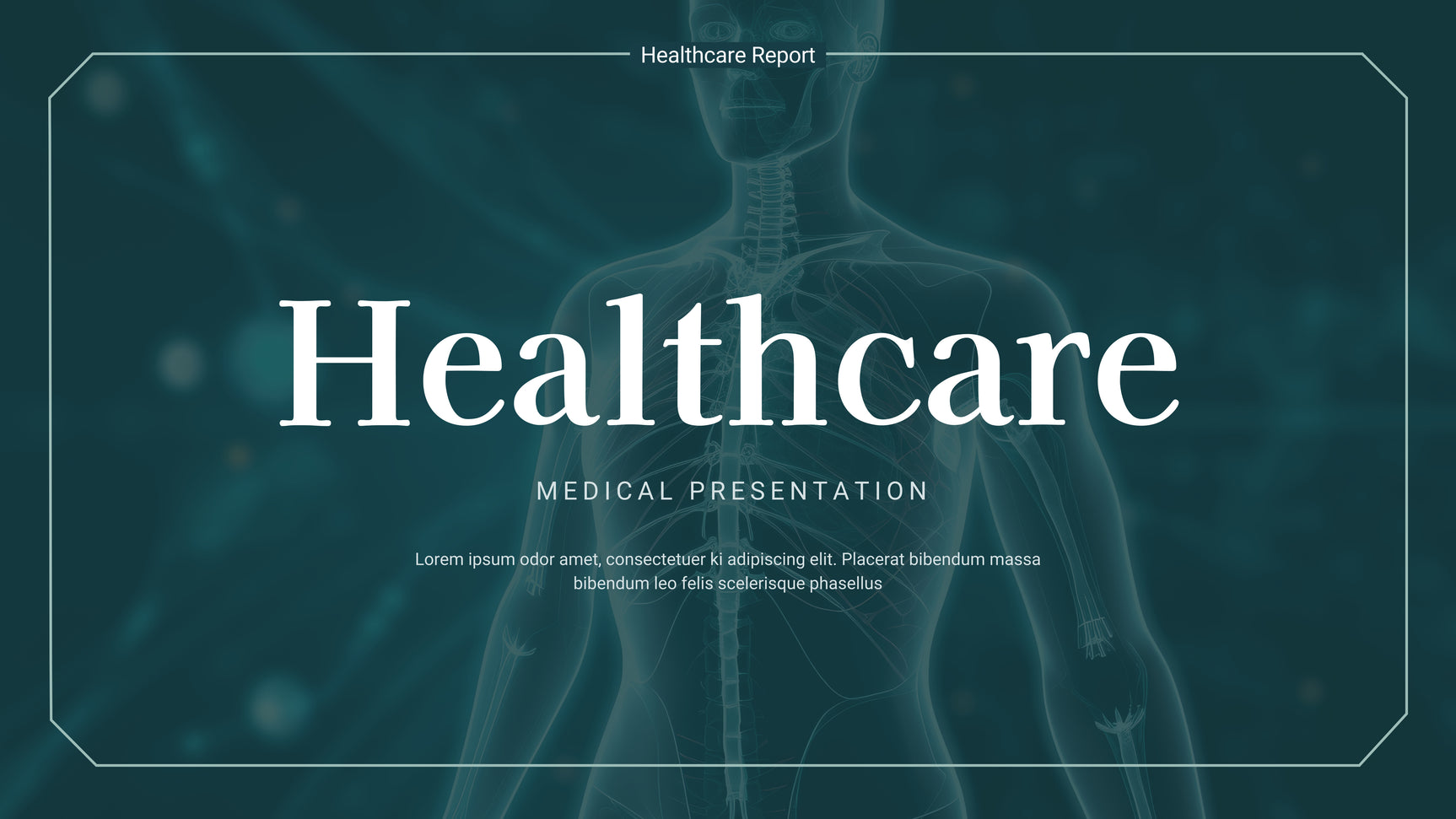 Teal Professional Healthcare Presentation