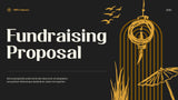 Black Modern Fundraising Document