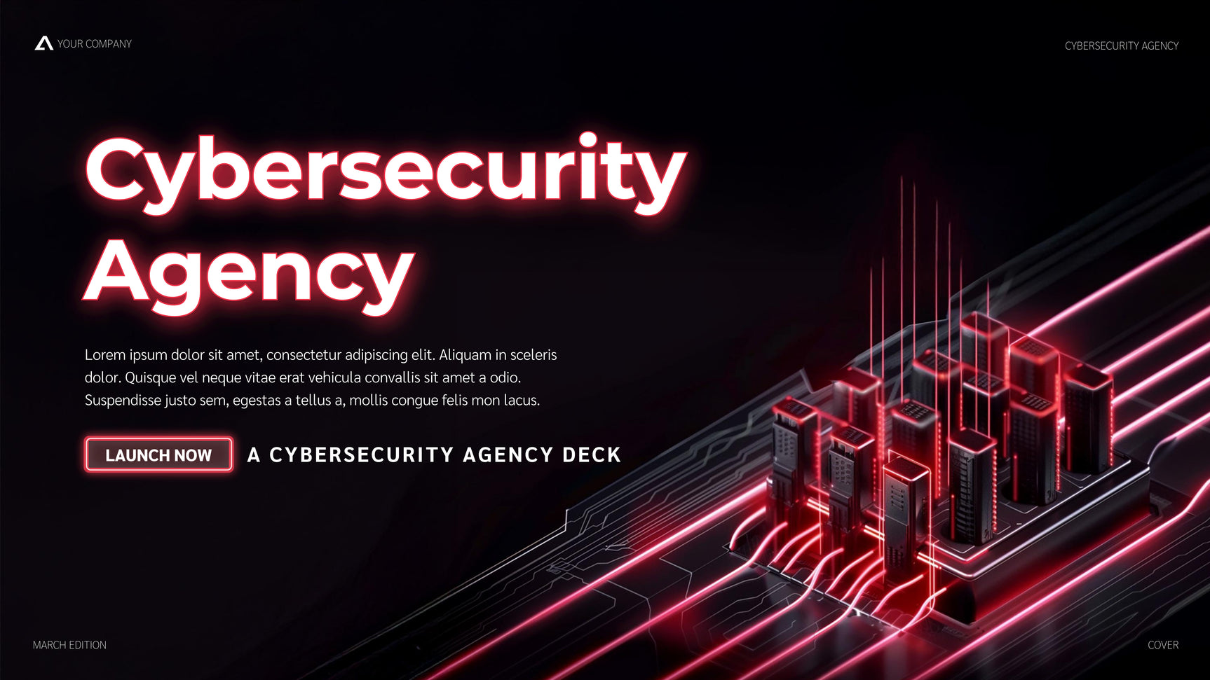 Red Modern Cybersecurity Promotion