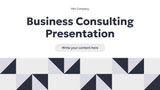 Grey Geometric Business Presentation