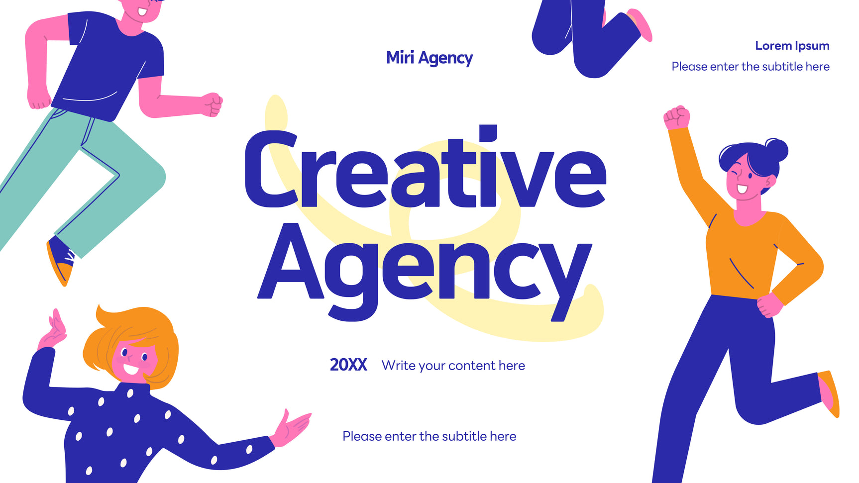 Blue Modern Agency Advertisement