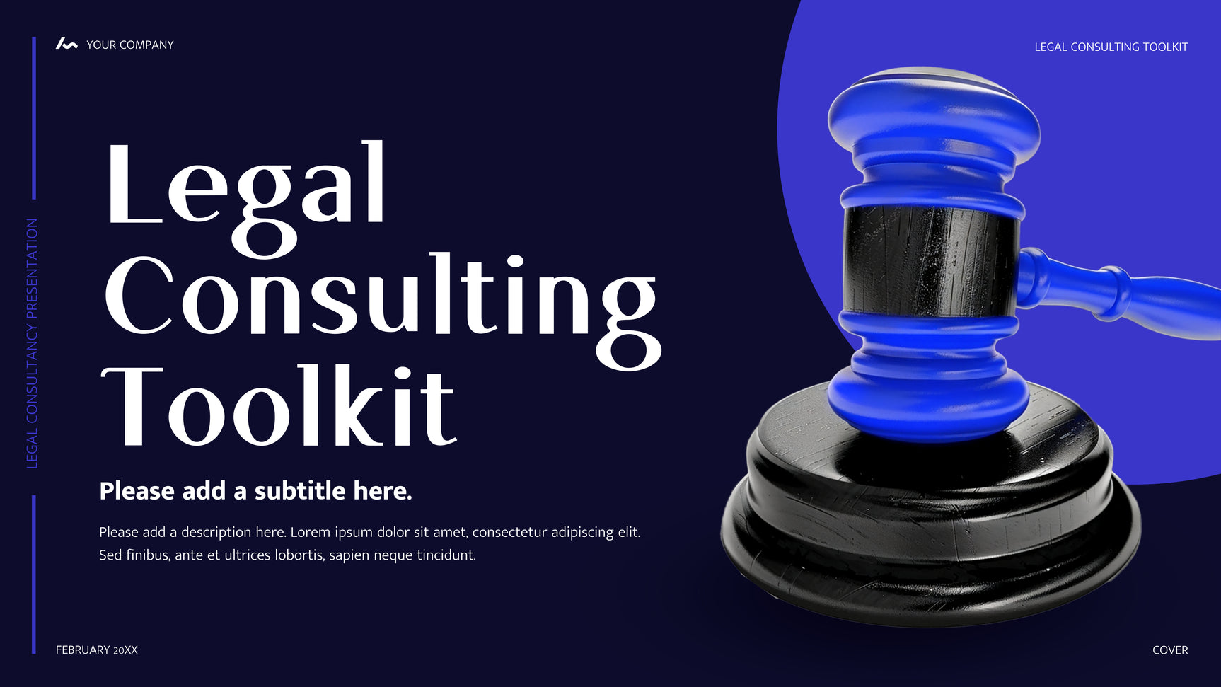 Blue Modern Legal Guide