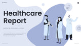 Blue Modern Healthcare Report
