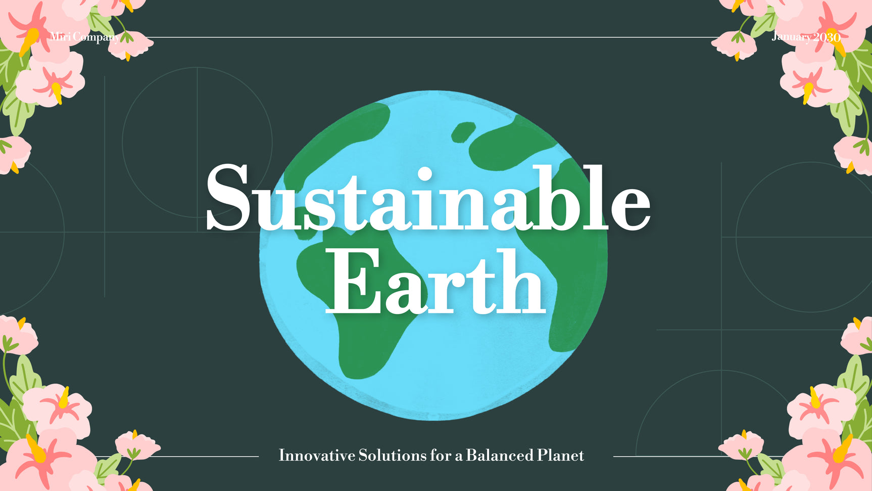 Green Modern Sustainability Presentation