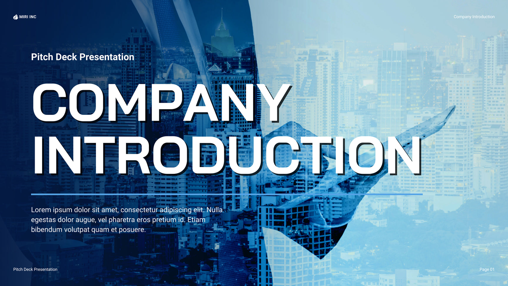 Blue Modern Business Presentation