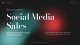 Black Modern Sales Presentation