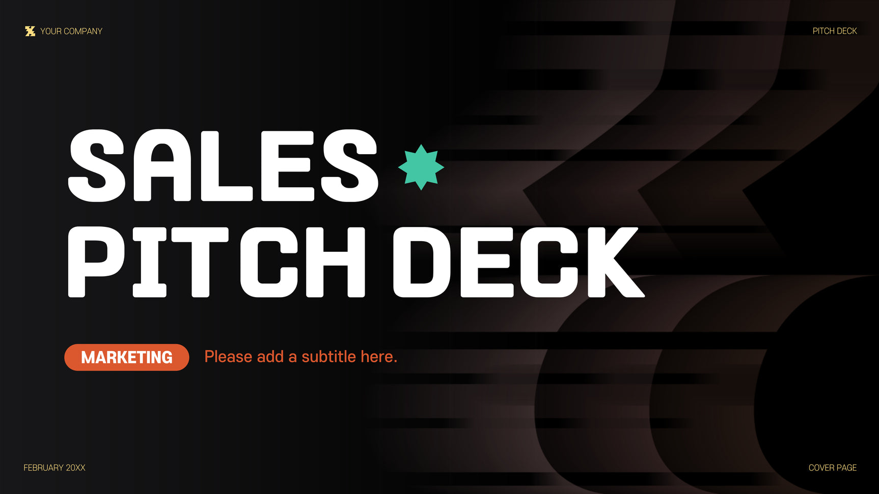 Black Modern Sales Pitch