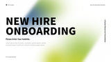 Green White Modern Onboarding Guide Presentation