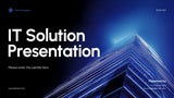 Blue Modern IT Presentation