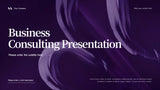 Purple Abstract Business Presentation
