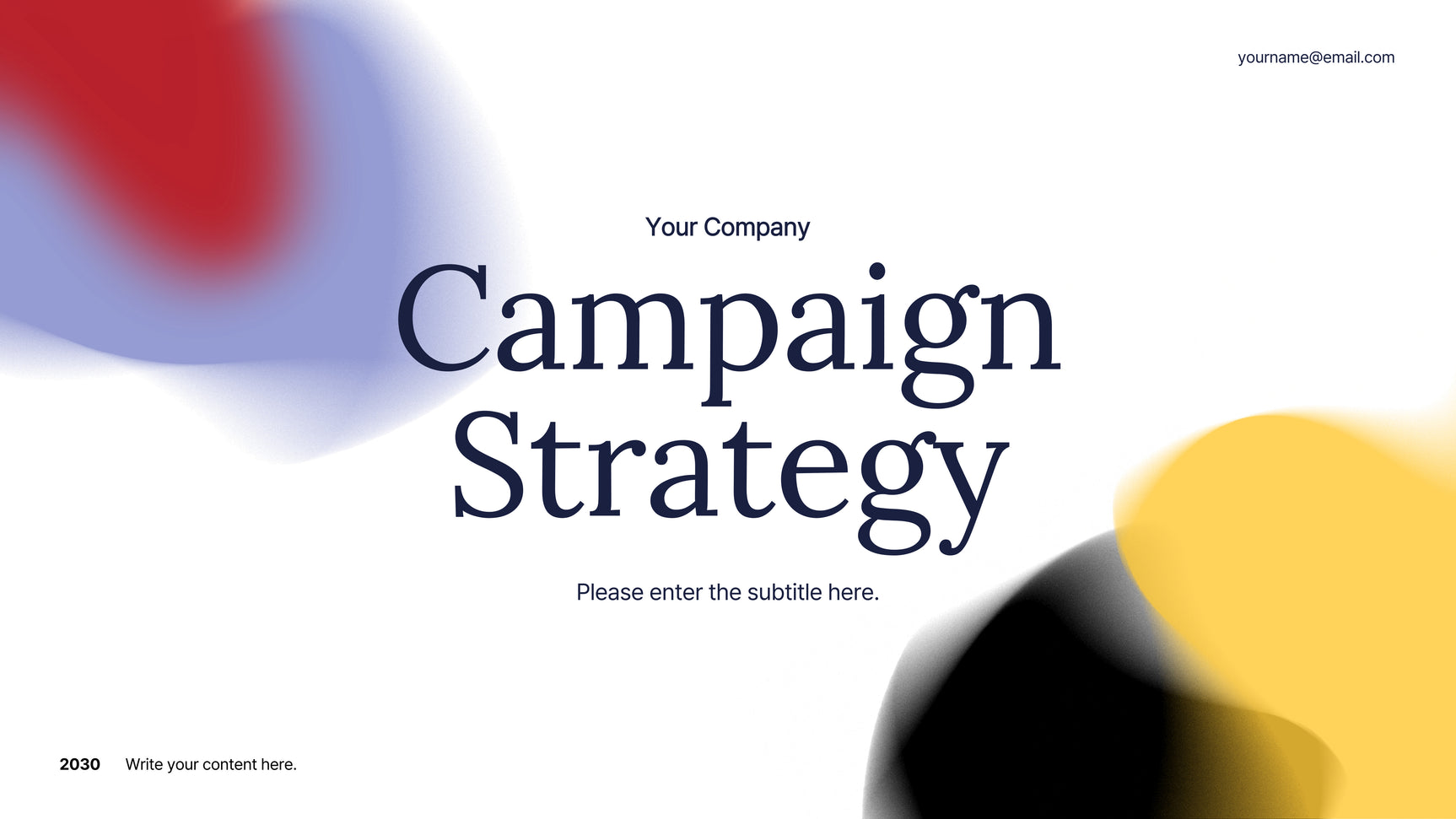 White Abstract Business Plan