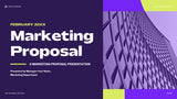 Purple Modern Marketing Document