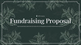 Green Botanical Fundraising Document