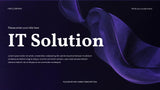 Purple Modern IT Promotion