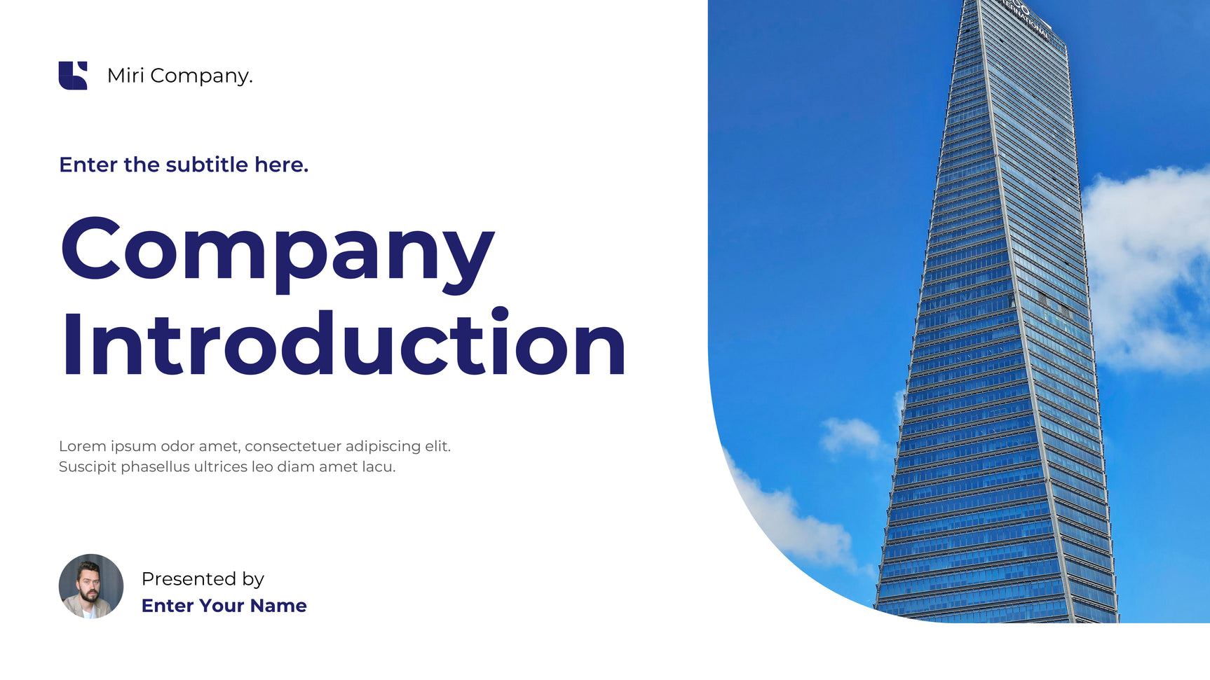 Blue Modern Business Presentation