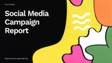 Colorful Abstract Social Media Report