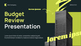 Neon Modern Budget Presentation