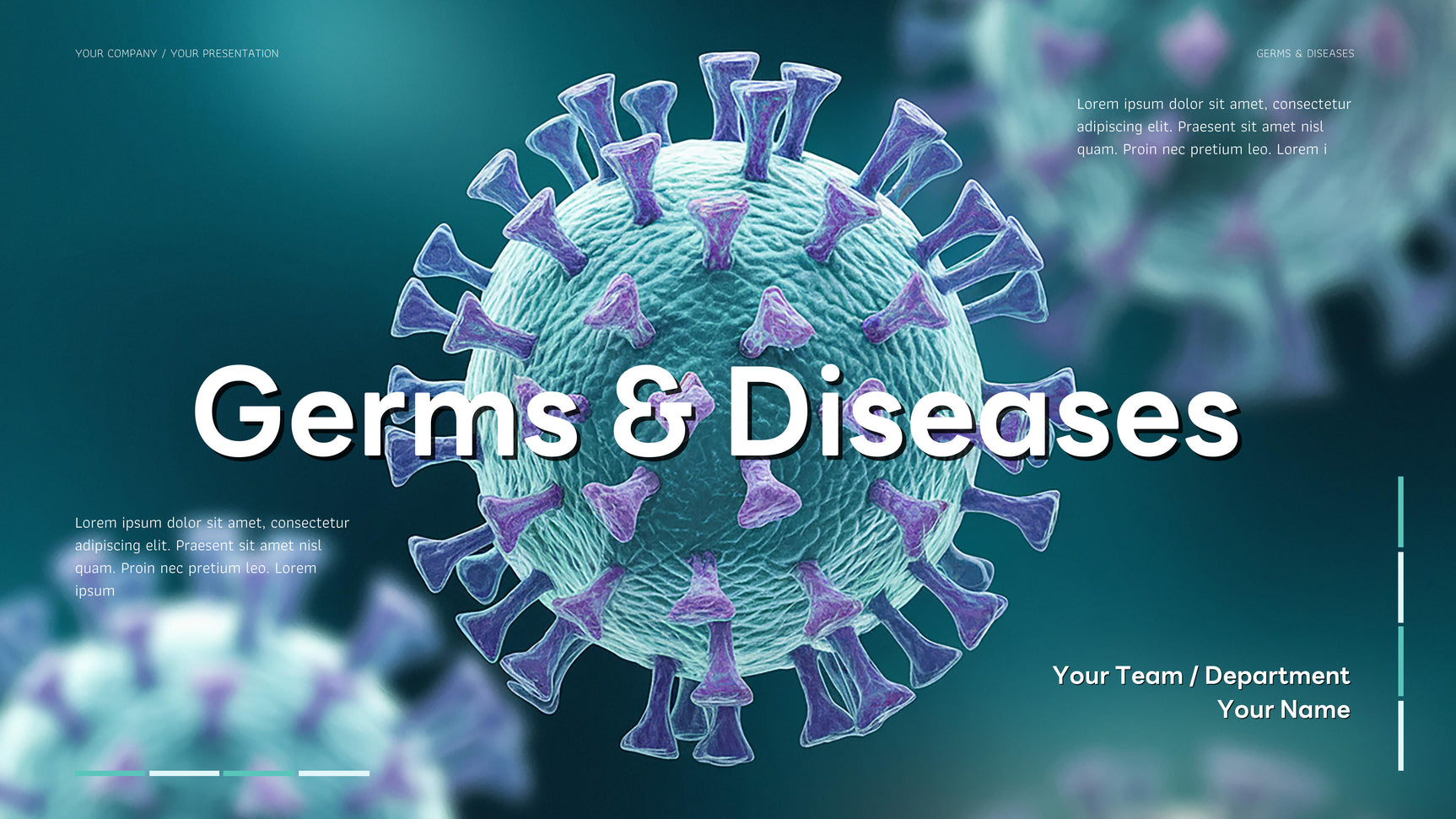 Teal Modern Health Presentation