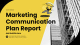Yellow Modern Marketing Report