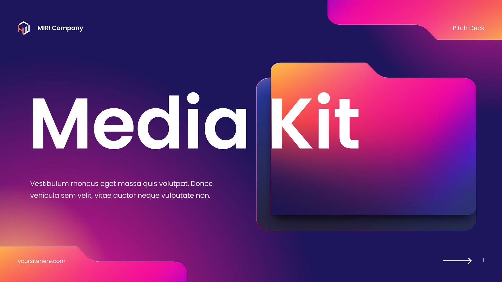 Colorful Modern Media Guide