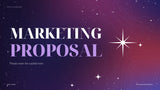 Purple Cosmic Marketing Proposal