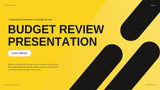 Yellow Modern Budget Presentation