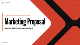 Red Geometric Marketing Proposal Document