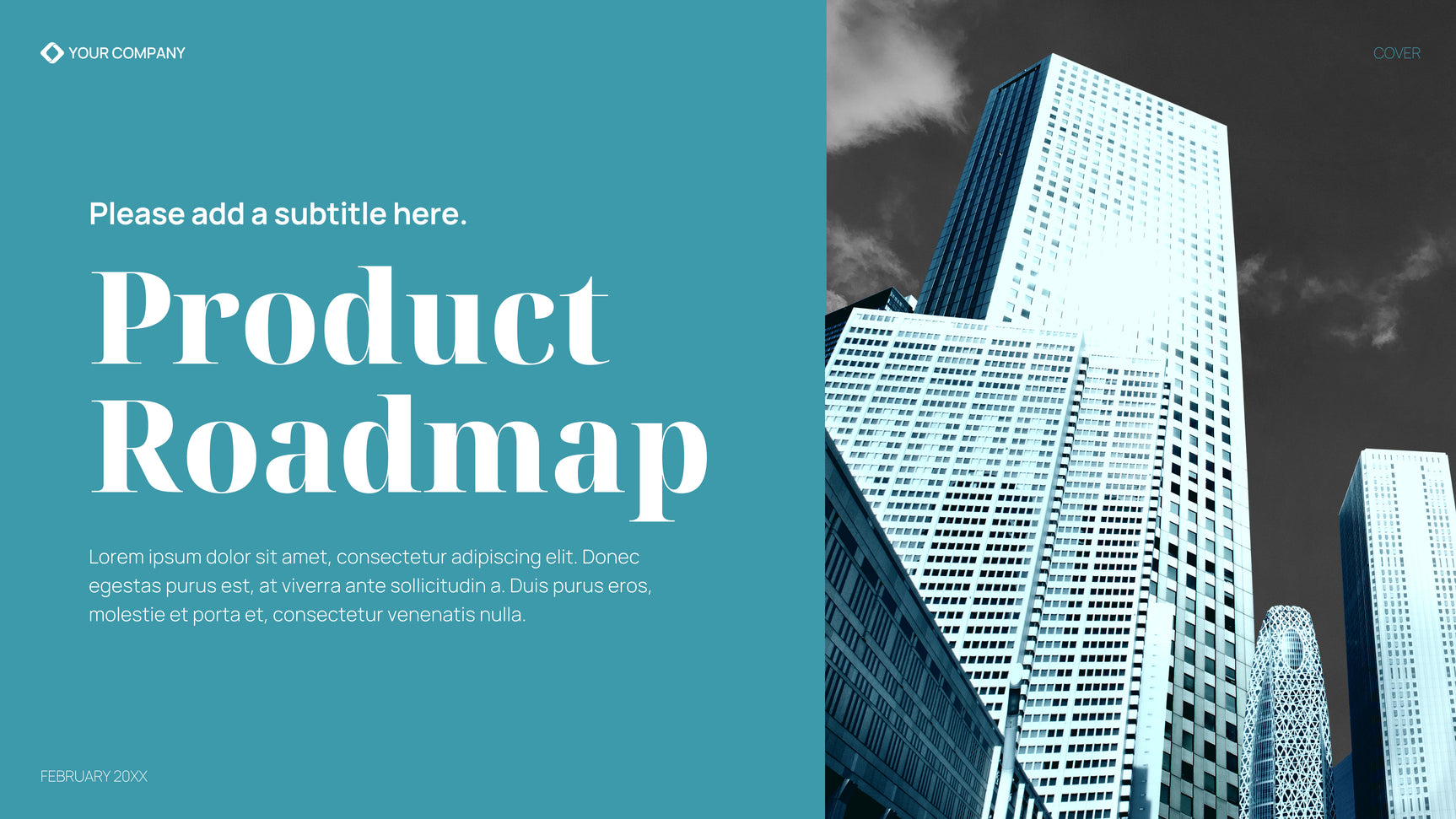 Teal Modern Business Plan Presentation