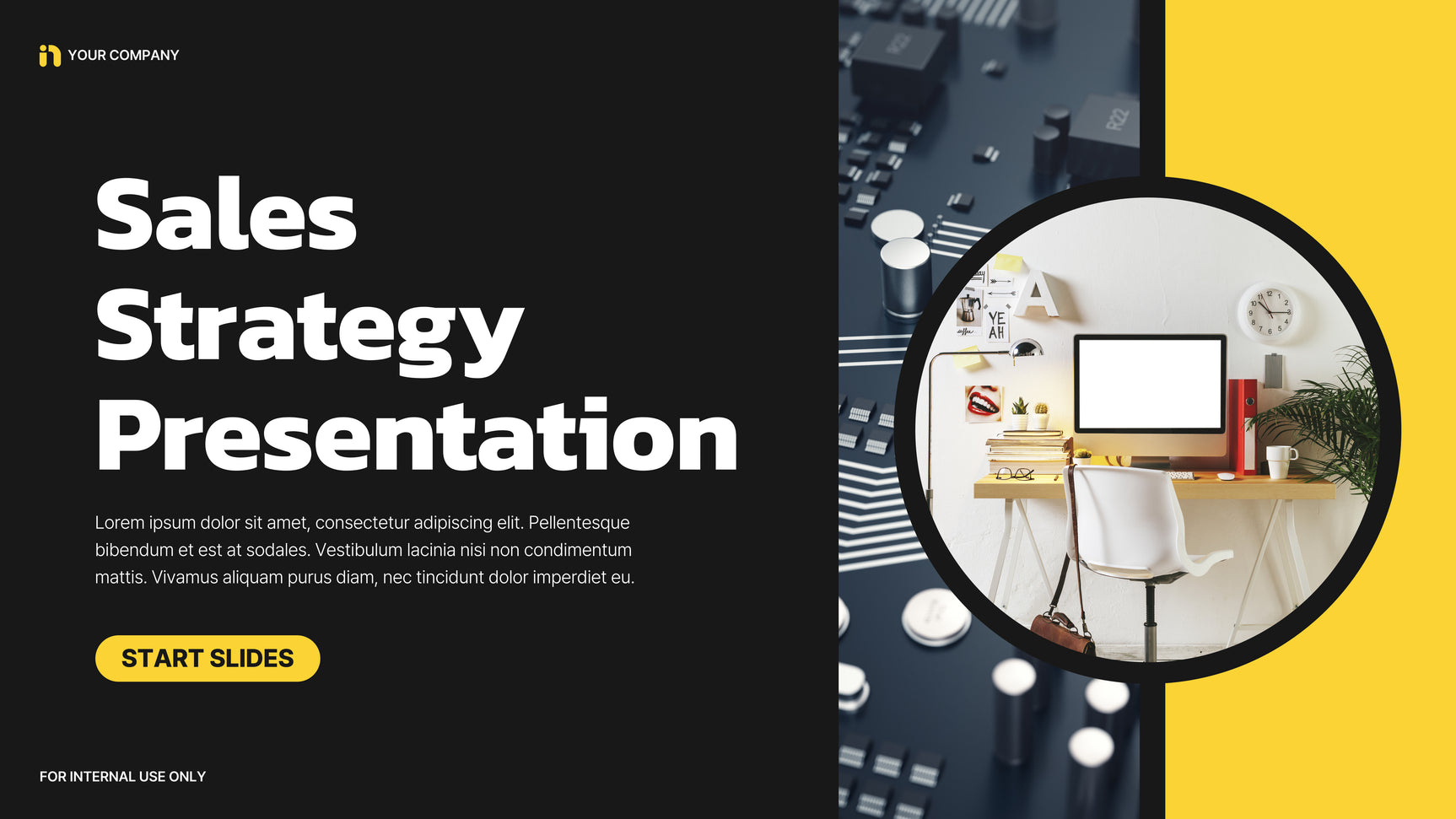 Yellow Modern Sales Presentation
