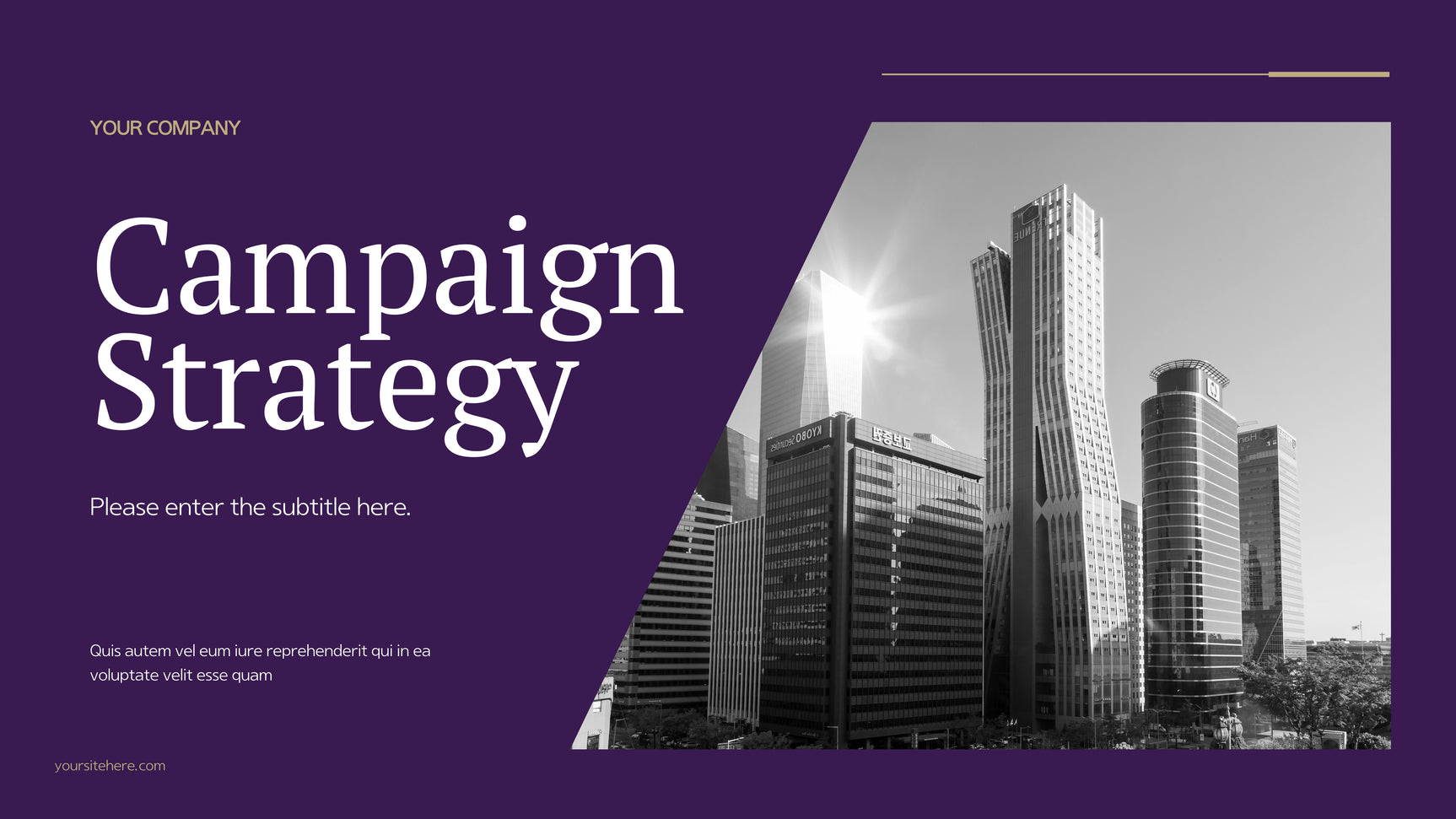 Purple Modern Business Plan
