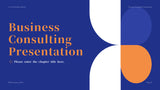 Blue Modern Business Consulting Presentation