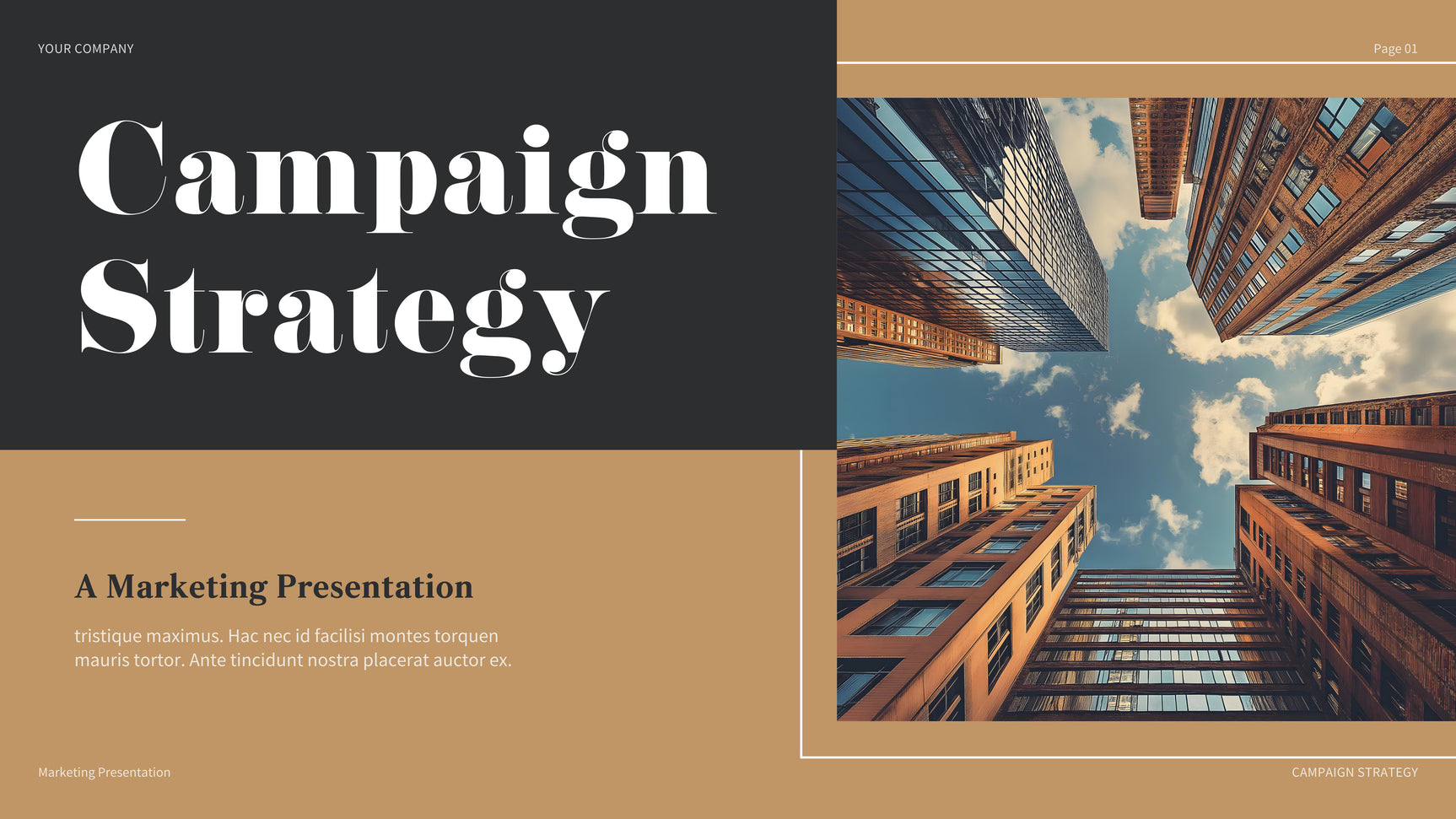 Brown Modern Marketing Presentation