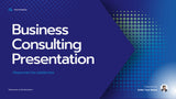 Blue Geometric Business Presentation
