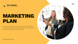Yellow Modern Marketing Plan