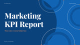 Blue Modern Marketing Report