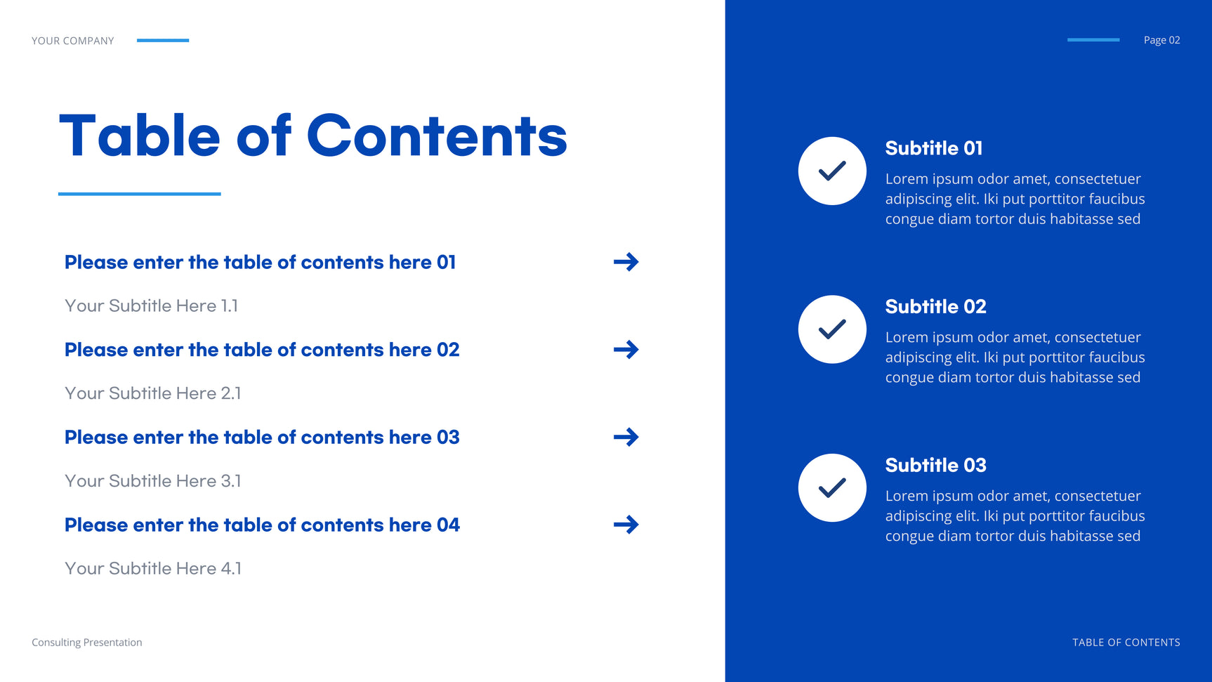 Blue Geometric IT Presentation Document