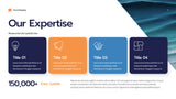 Navy Geometric Business Presentation