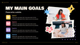 Black Cute Playful Roadmap Presentation